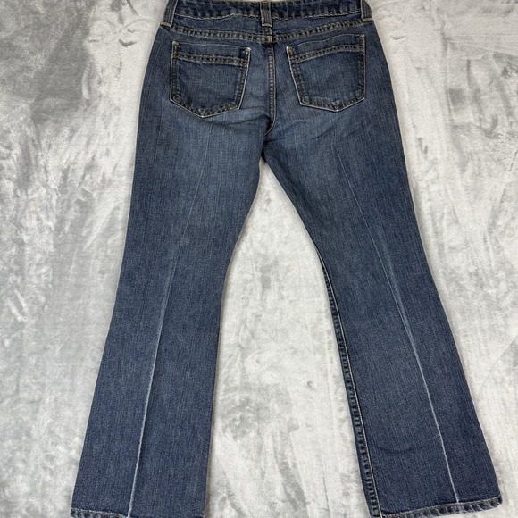Women's Size 6 GAP Curvy Low Rise Bootcut Medium Wash Blue Denim Jeans - Picture 7 of 10